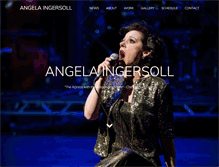 Tablet Screenshot of angelaingersoll.com